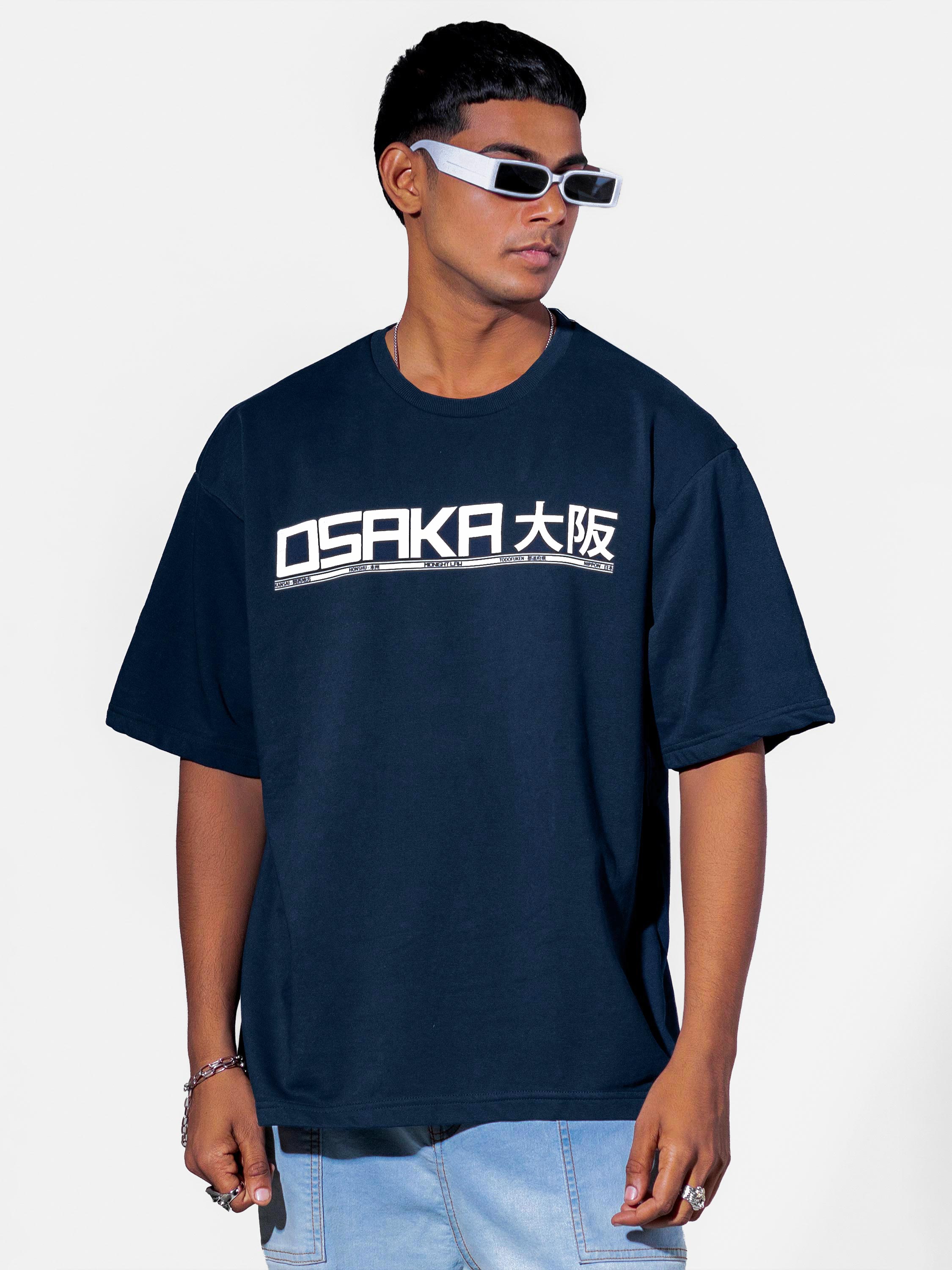 DalPonte Striker Osaka Tシャツ Osaka Heavyweight Oversized T-Shirt [Unisex] - 280 GSM Midnight