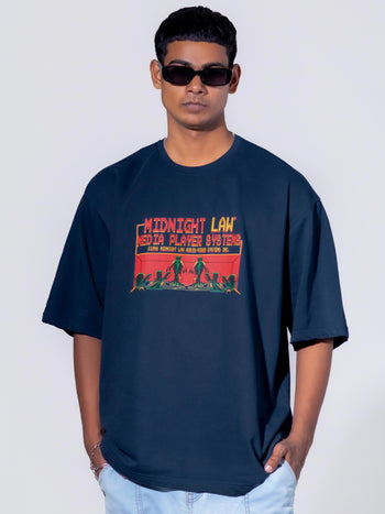 Media Player Oversized T-Shirt [Unisex]