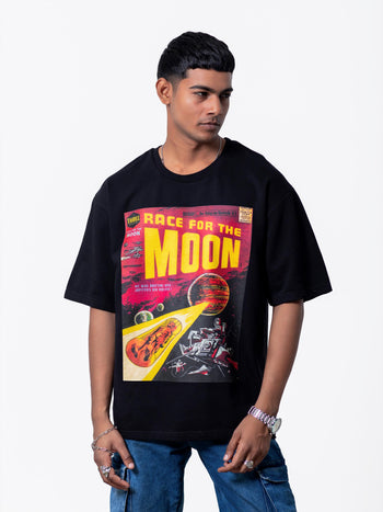 Race for the Moon Oversized T-Shirt
