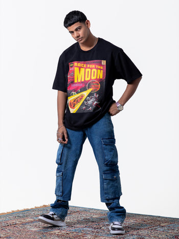 Race for the Moon Oversized T-Shirt
