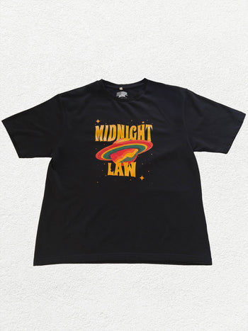 Spaced Out Oversized T-Shirt [Black/XL]