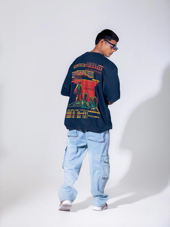 Media Player Oversized T-Shirt [Unisex]