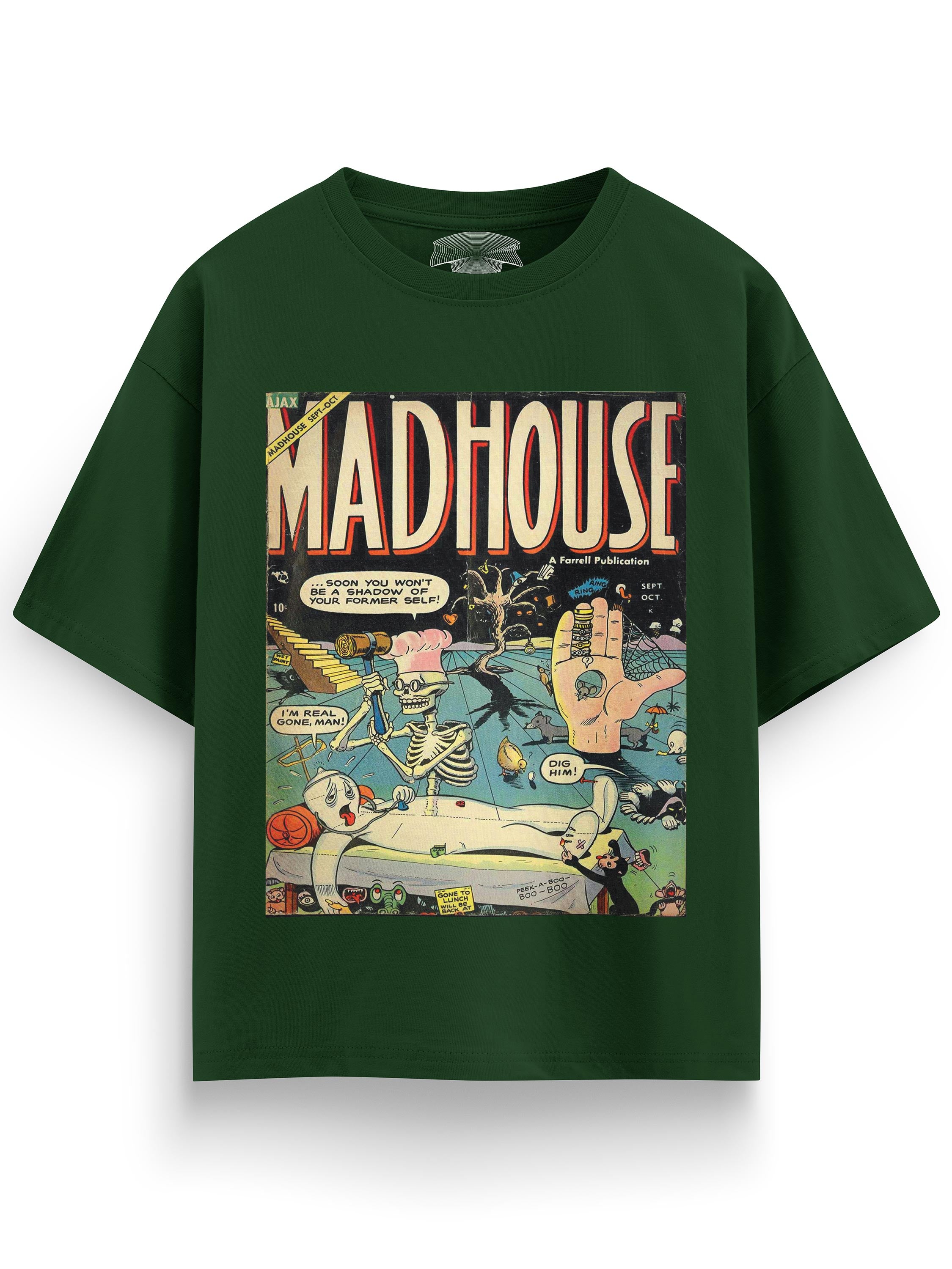 Madhouse Heavyweight Oversized T-Shirt [Unisex] - 280 GSM Midnight