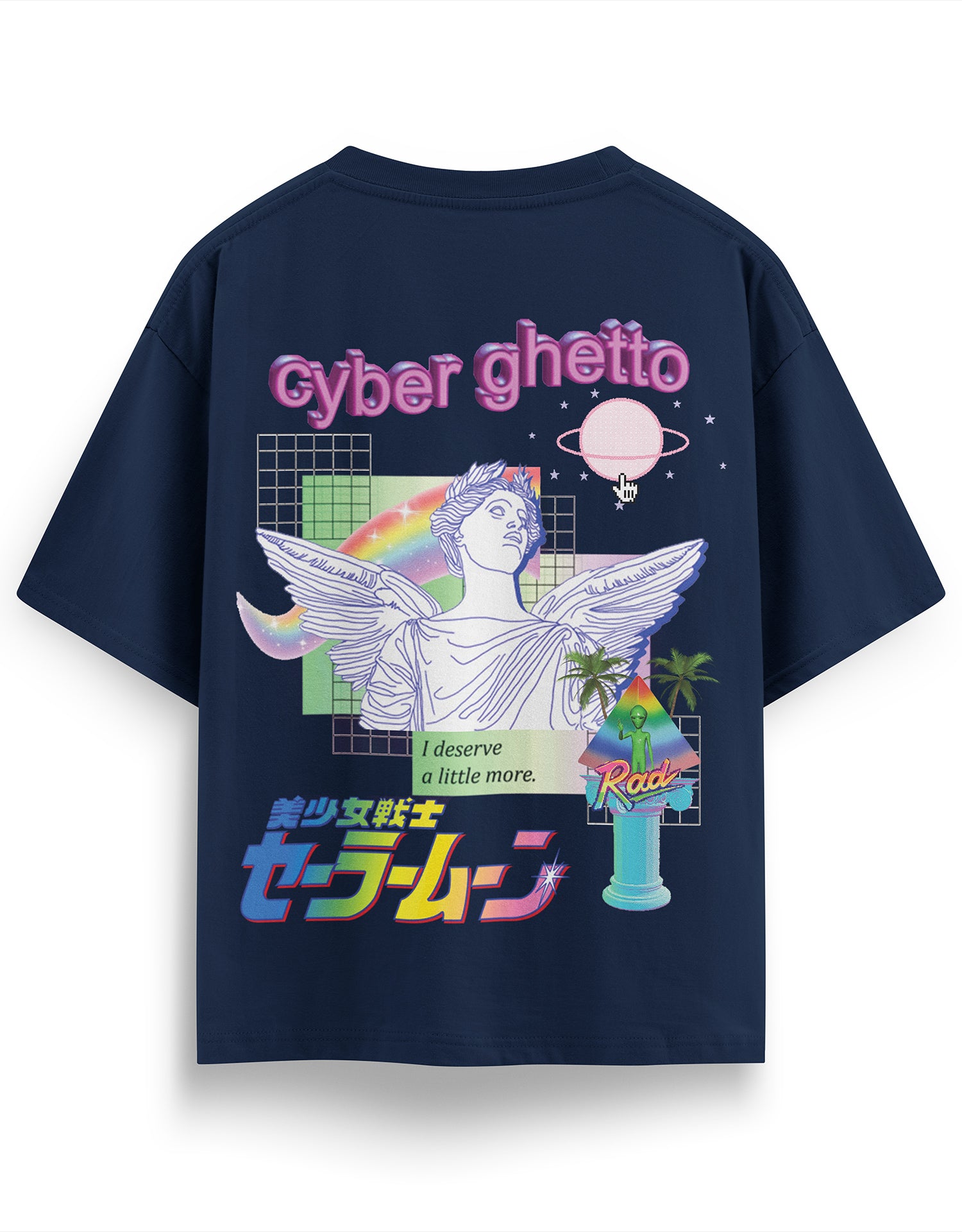 Cyber Ghetto Heavyweight Oversized T-Shirt [Unisex] - 280 GSM