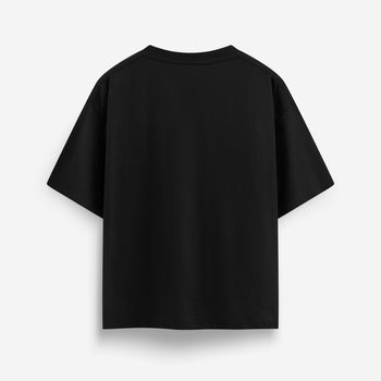 Man in Black Oversized T-Shirt - SALE
