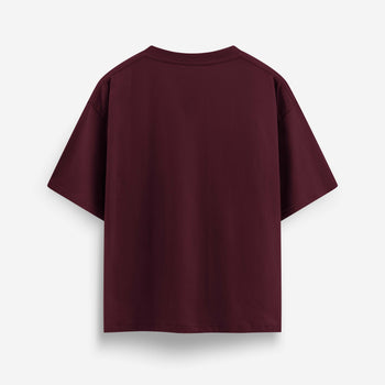 Nightmares Oversized T-Shirt [Maroon/Medium]