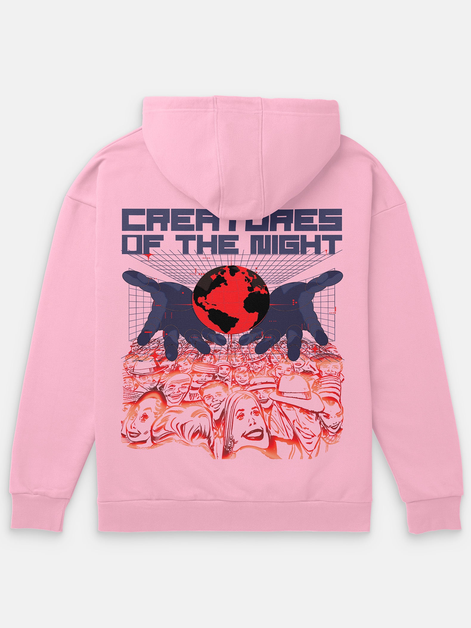 Creatures of the Night Heavyweight Hoodie [Unisex] - 400 GSM-City 1989 Collection featuring t-shirts, oversized t-shirts, hoodies, and sweatshirts with urban-inspired designs, blending retro city style and modern comfort