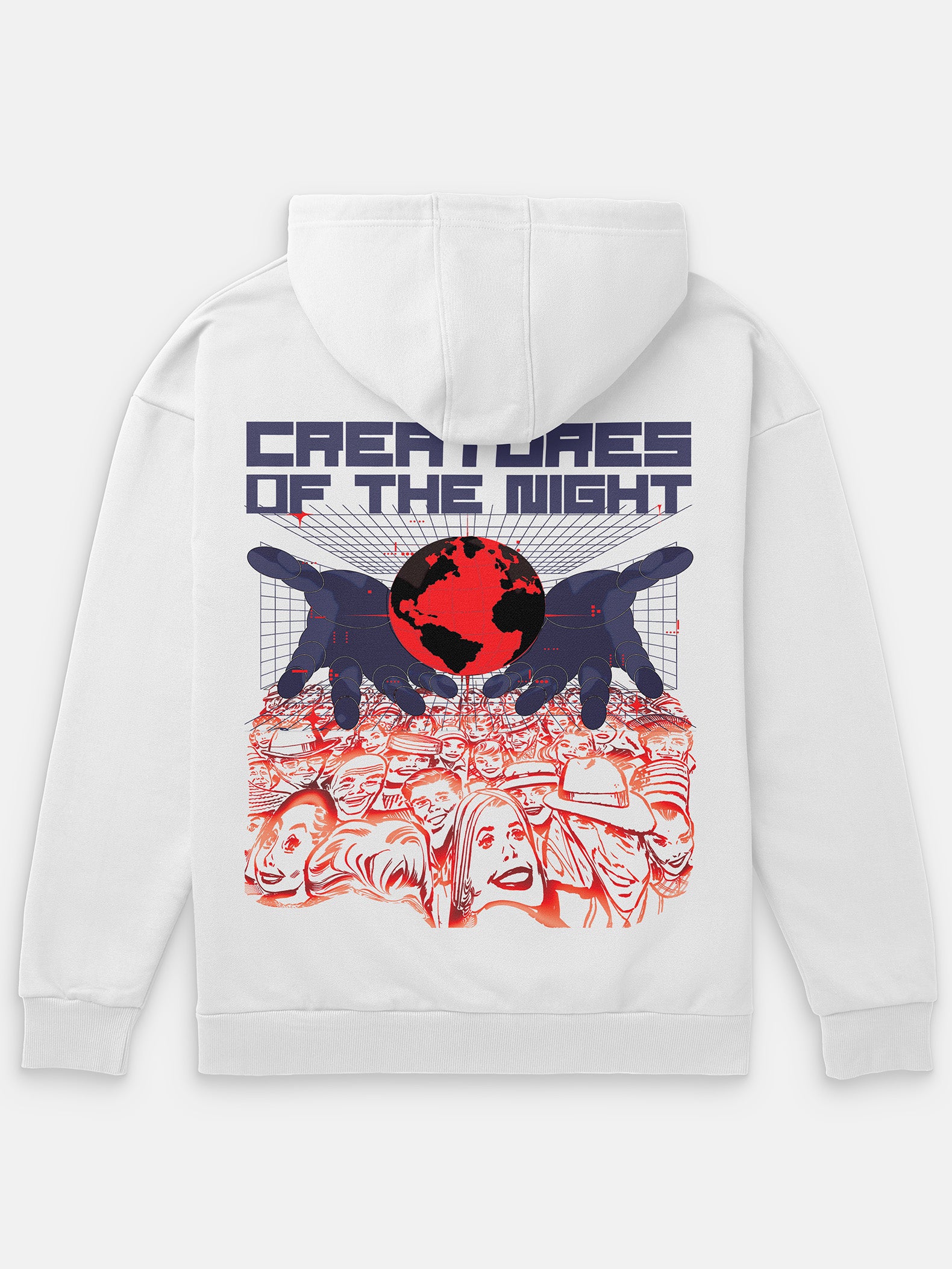 Creatures of the Night Heavyweight Hoodie [Unisex] - 400 GSM-City 1989 Collection featuring t-shirts, oversized t-shirts, hoodies, and sweatshirts with urban-inspired designs, blending retro city style and modern comfort