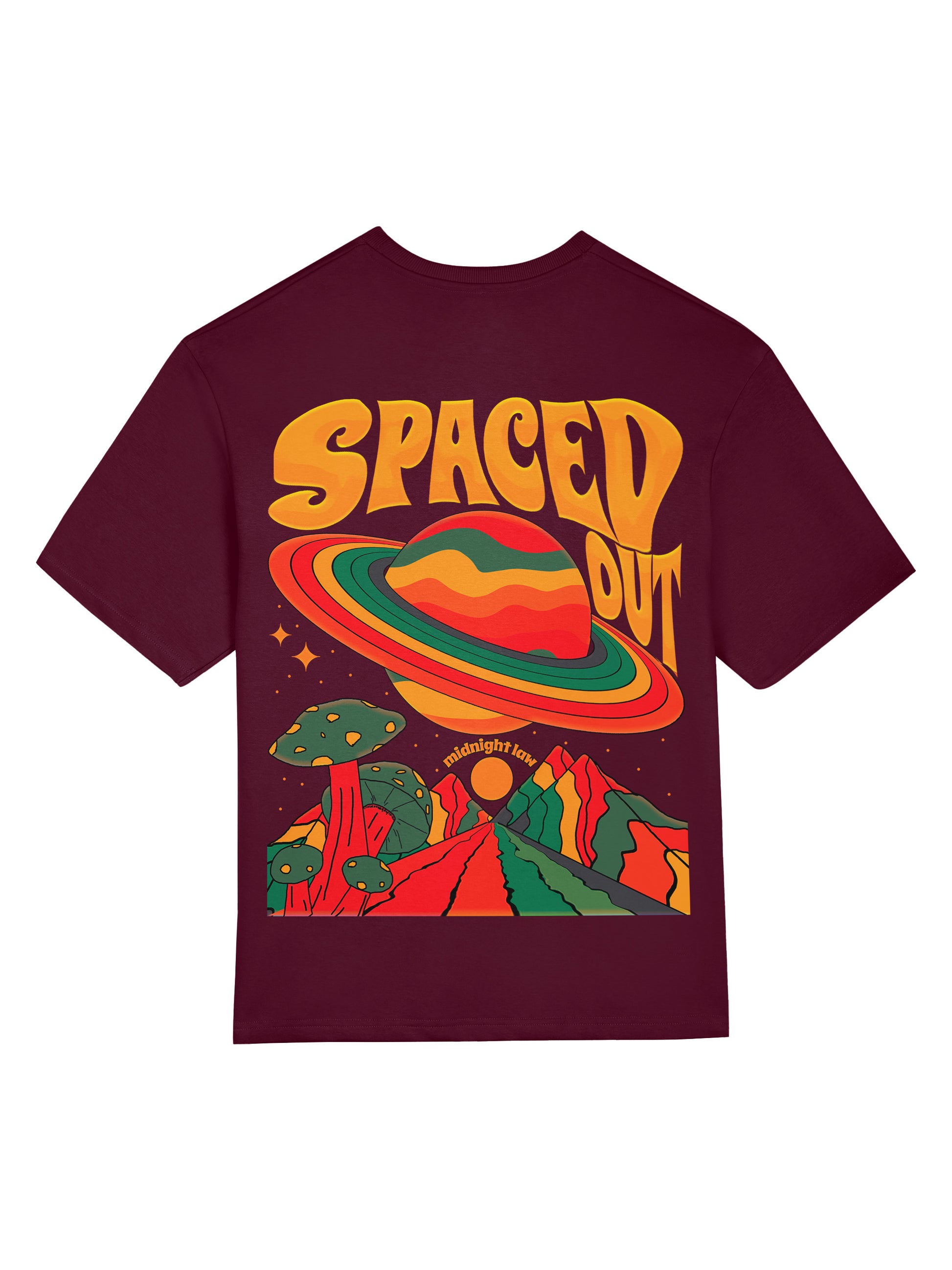 Spaced Out Heavyweight Oversized T-Shirt [Unisex] - 280 GSM-Spacehead Collection featuring t-shirts, oversized t-shirts, hoodies, and sweatshirts with cosmic-inspired designs, offering a blend of style and comfort