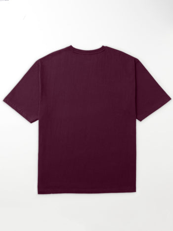 [Maroon / 2XL] Space Cadet Oversized T-Shirt