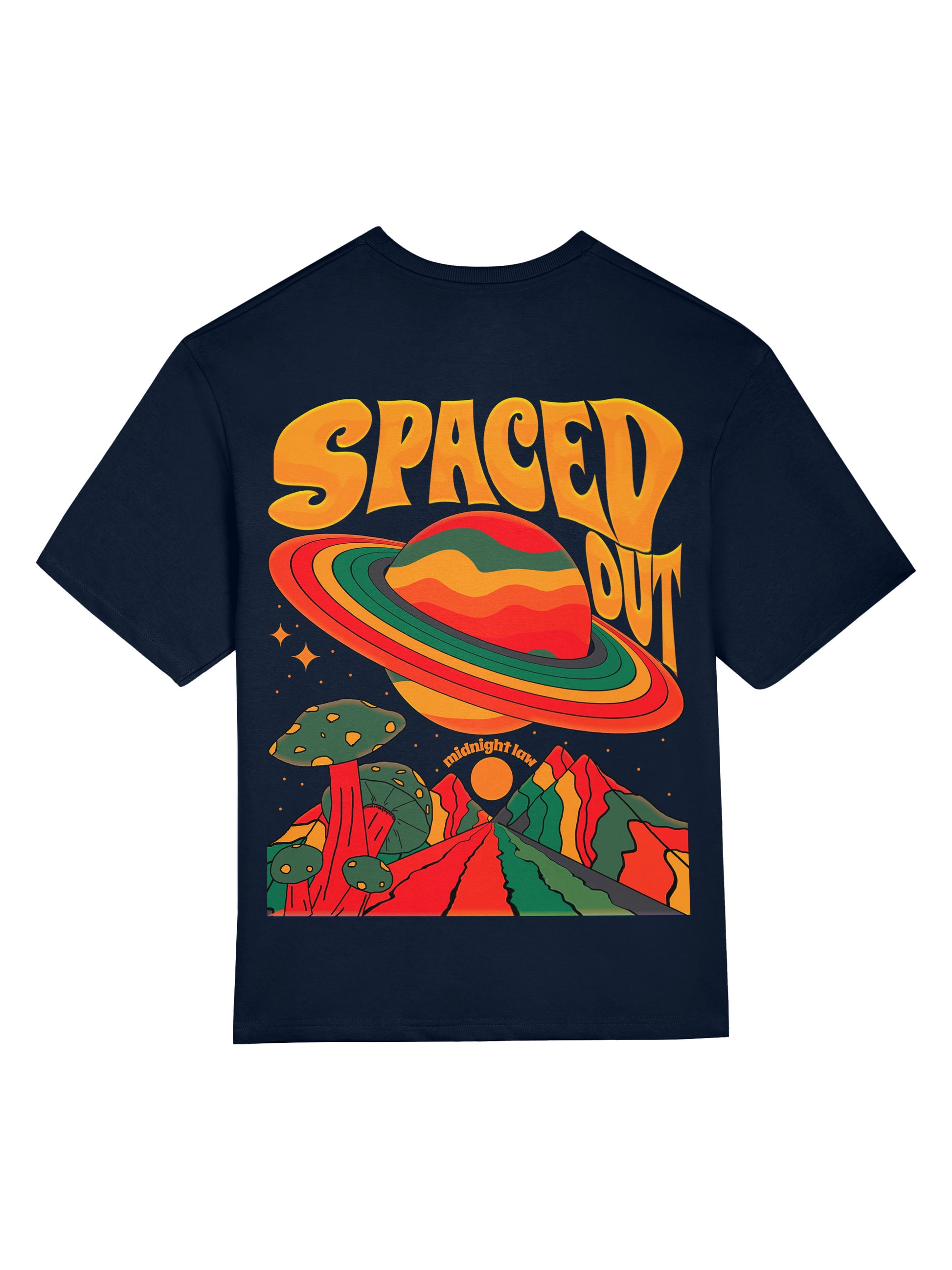 Spaced Out Heavyweight Oversized T-Shirt [Unisex] - 280 GSM-Spacehead Collection featuring t-shirts, oversized t-shirts, hoodies, and sweatshirts with cosmic-inspired designs, offering a blend of style and comfort