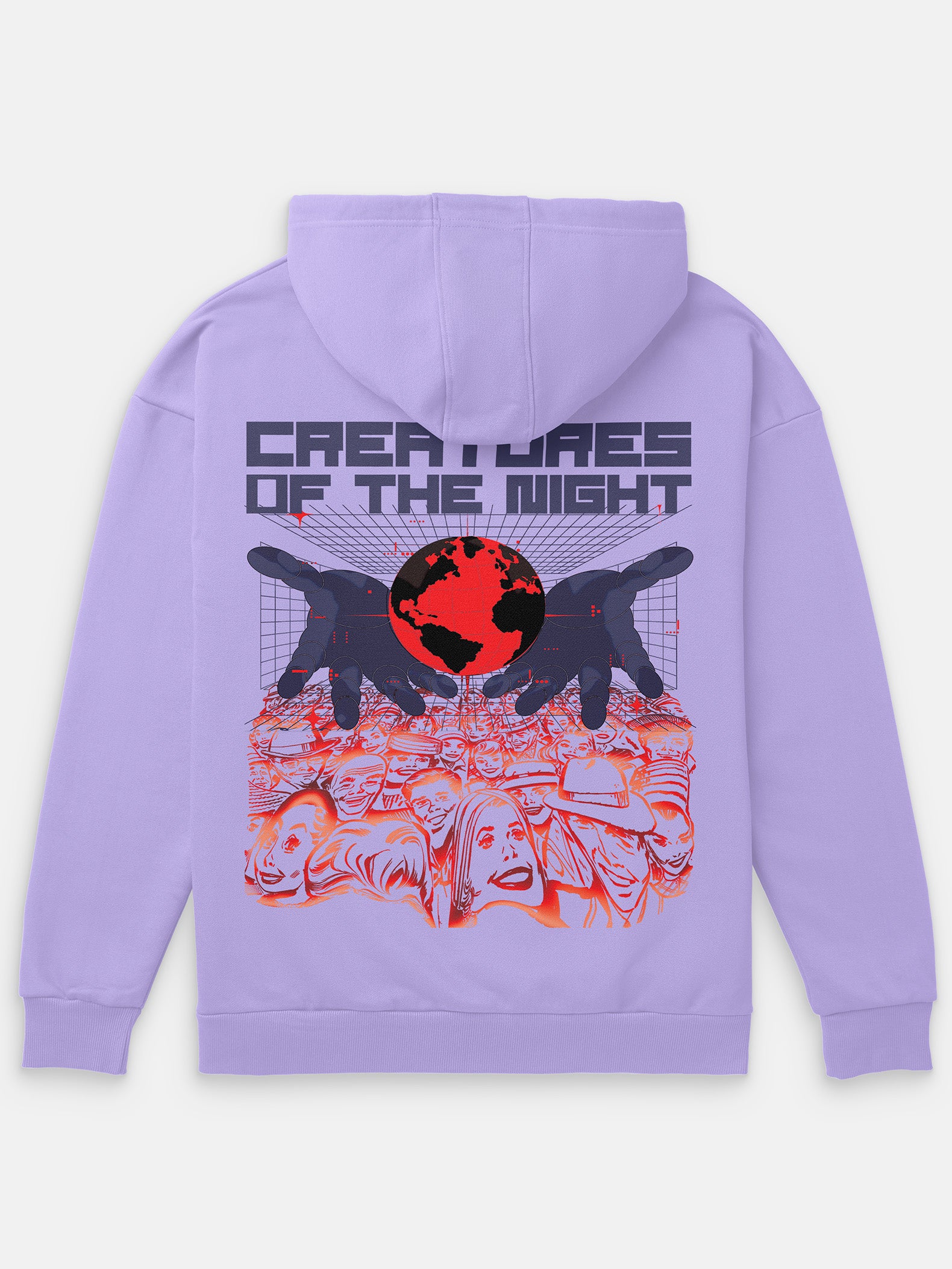 Creatures of the Night Heavyweight Hoodie [Unisex] - 400 GSM-City 1989 Collection featuring t-shirts, oversized t-shirts, hoodies, and sweatshirts with urban-inspired designs, blending retro city style and modern comfort