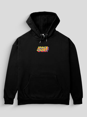 [Black / S] Space Cadet Heavyweight Hoodie [Unisex] - 400 GSM