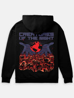 Creatures of the Night Heavyweight Hoodie [Unisex] - 400 GSM-City 1989 Collection featuring t-shirts, oversized t-shirts, hoodies, and sweatshirts with urban-inspired designs, blending retro city style and modern comfort