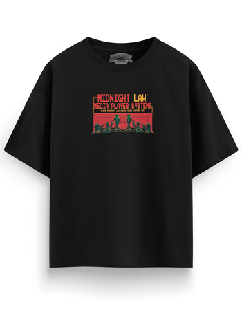 Media Player Oversized T-Shirt [Unisex]