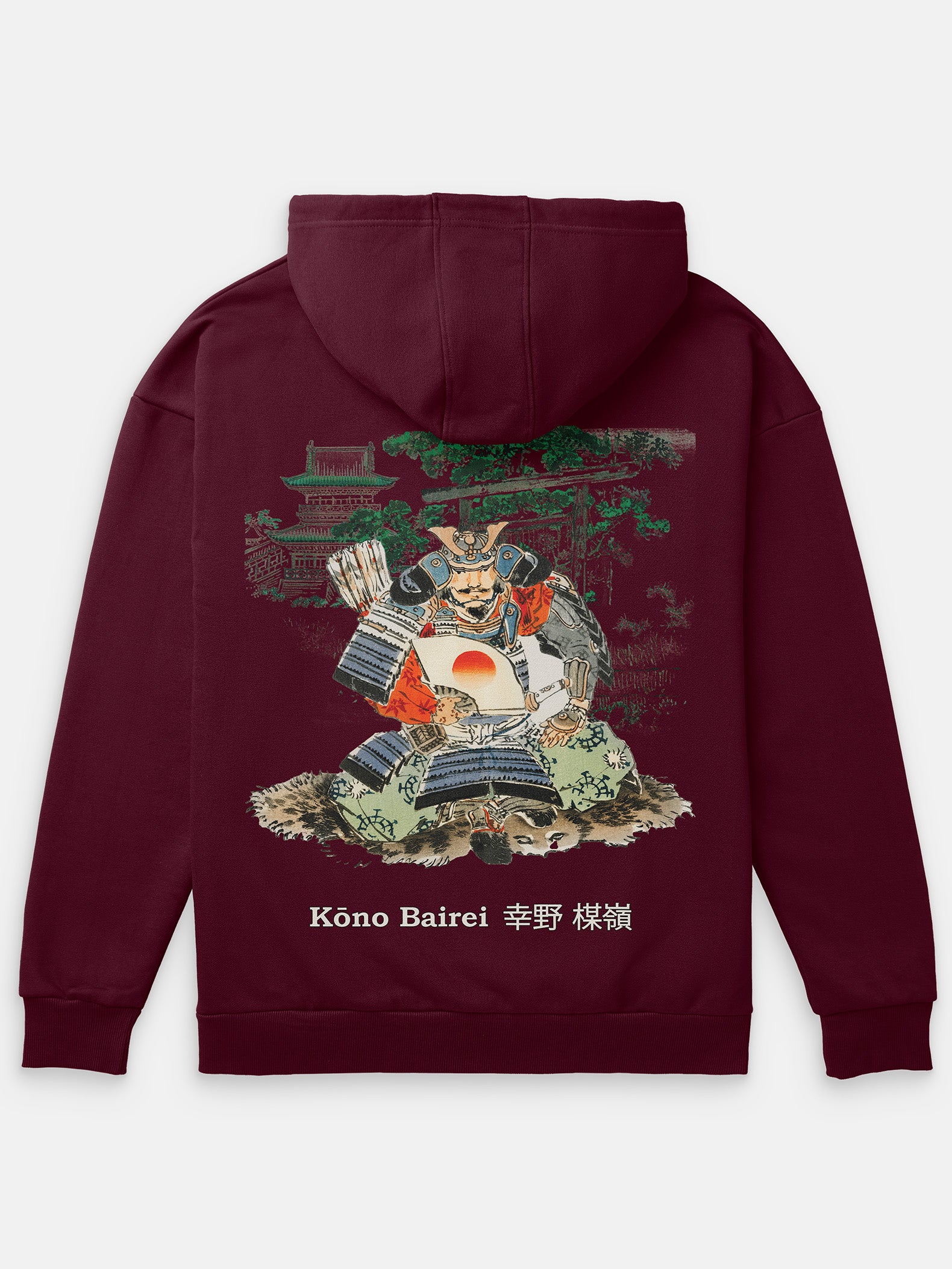 Kono Bairei Heavyweight Hoodie [Unisex] - 400 GSM-Vintage Art Collection featuring t-shirts, oversized t-shirts, hoodies, and sweatshirts with timeless designs, combining classic style and modern comfort