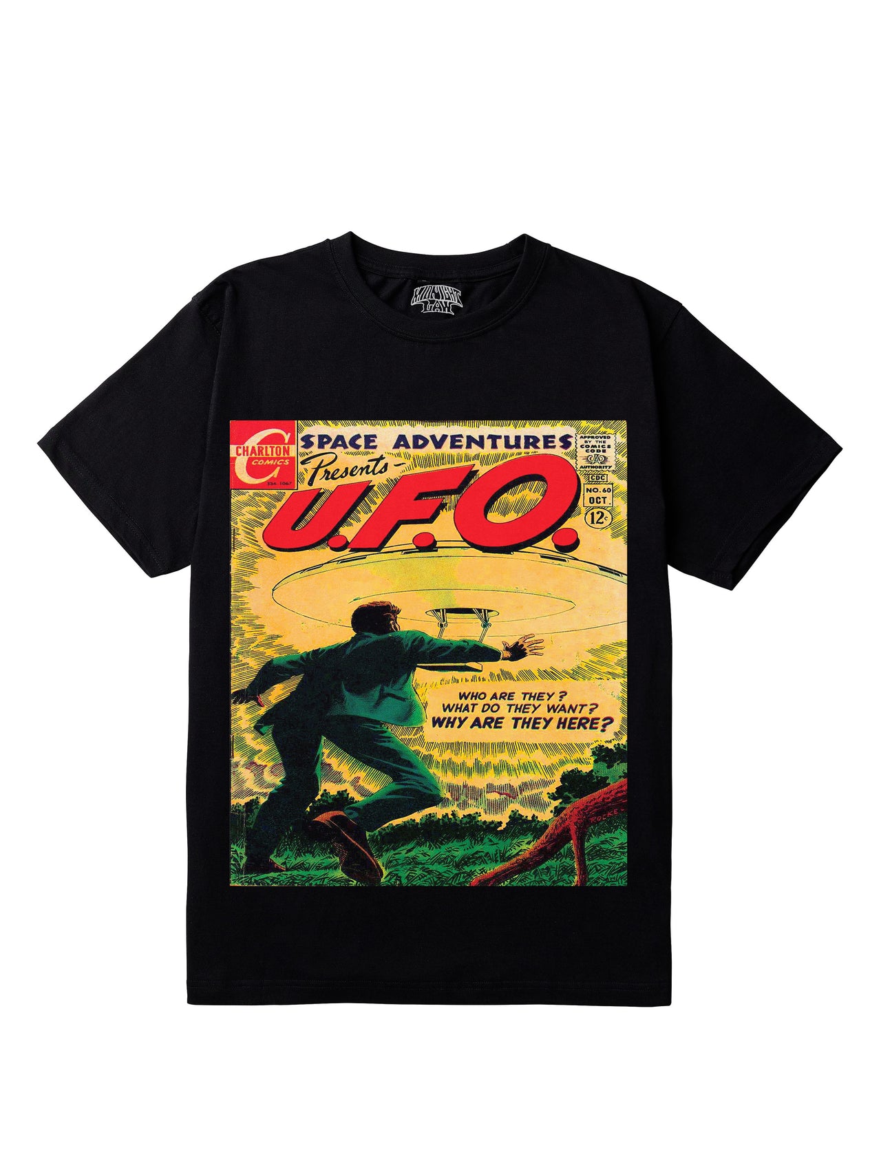 UFO Regular Fit T-Shirt [Unisex]-Comic 50s Collection featuring t-shirts, oversized t-shirts, hoodies, and sweatshirts with vibrant, retro comic-inspired designs, combining bold style and comfort