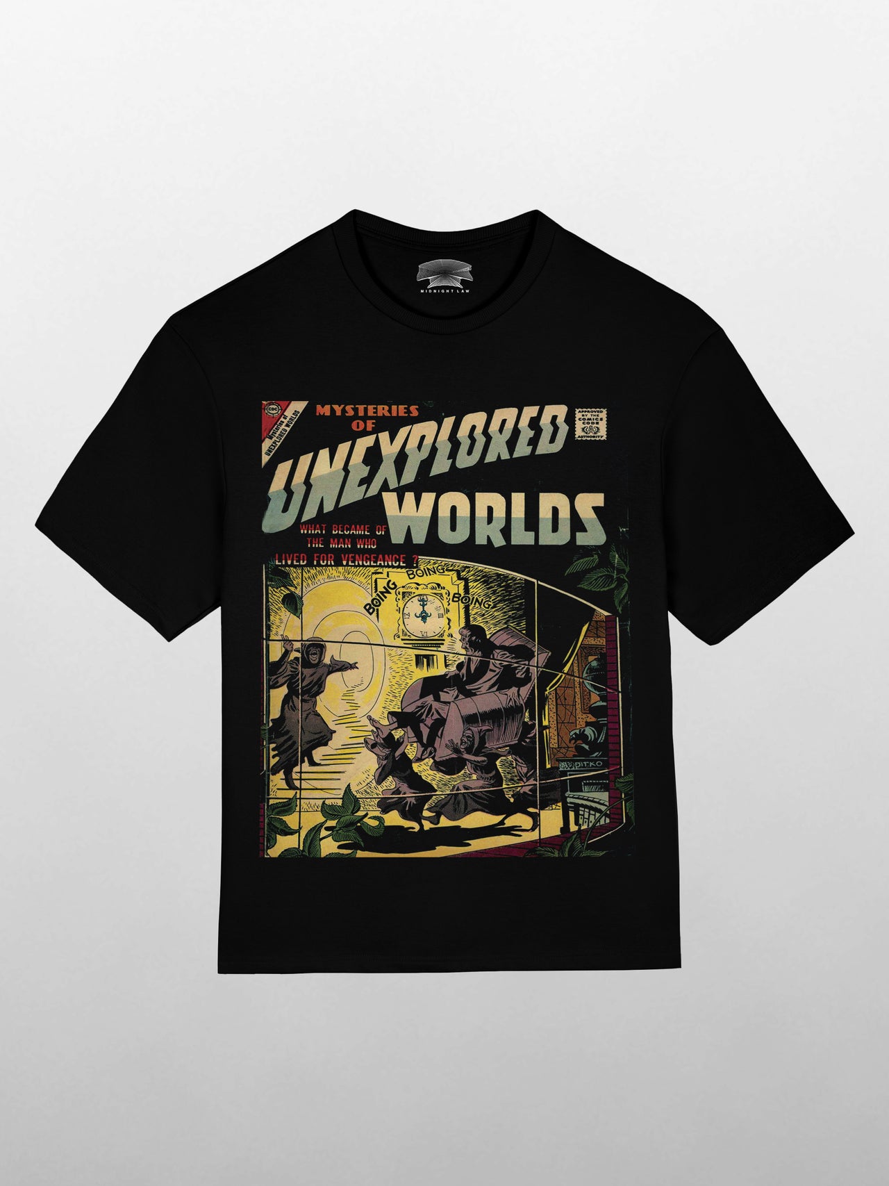 Unexplored Worlds Heavyweight Oversized T-Shirt [Unisex]