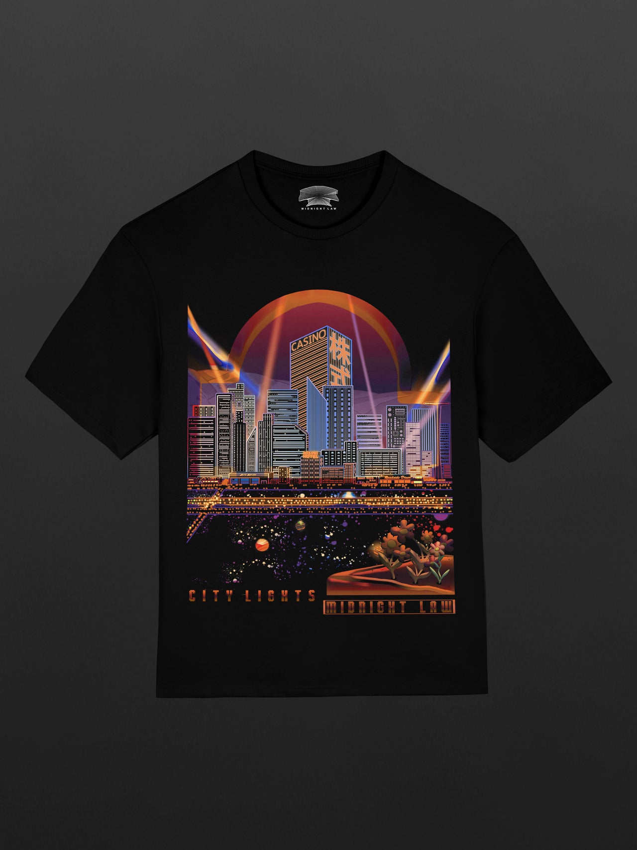 City Lights Heavyweight Oversized T-Shirt [Unisex]