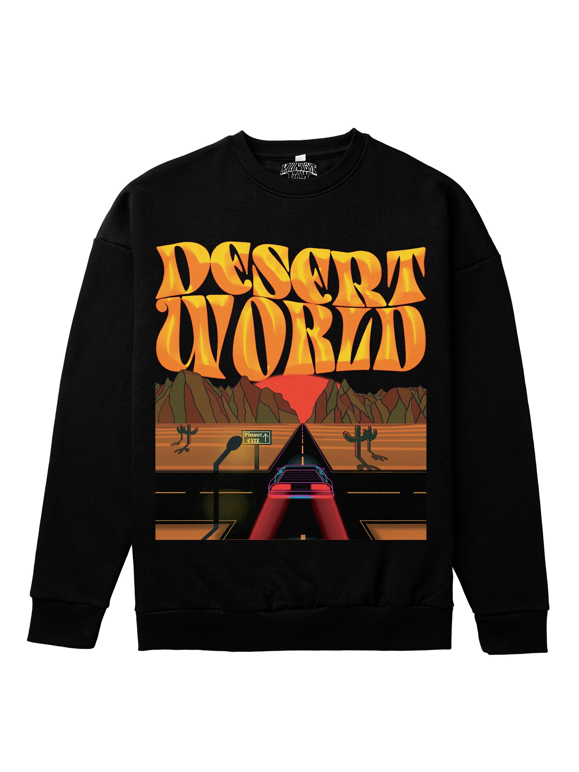 Desert World Heavyweight Sweatshirt [Unisex] - 400 GSM-Spacehead Collection featuring t-shirts, oversized t-shirts, hoodies, and sweatshirts with cosmic-inspired designs, offering a blend of style and comfort