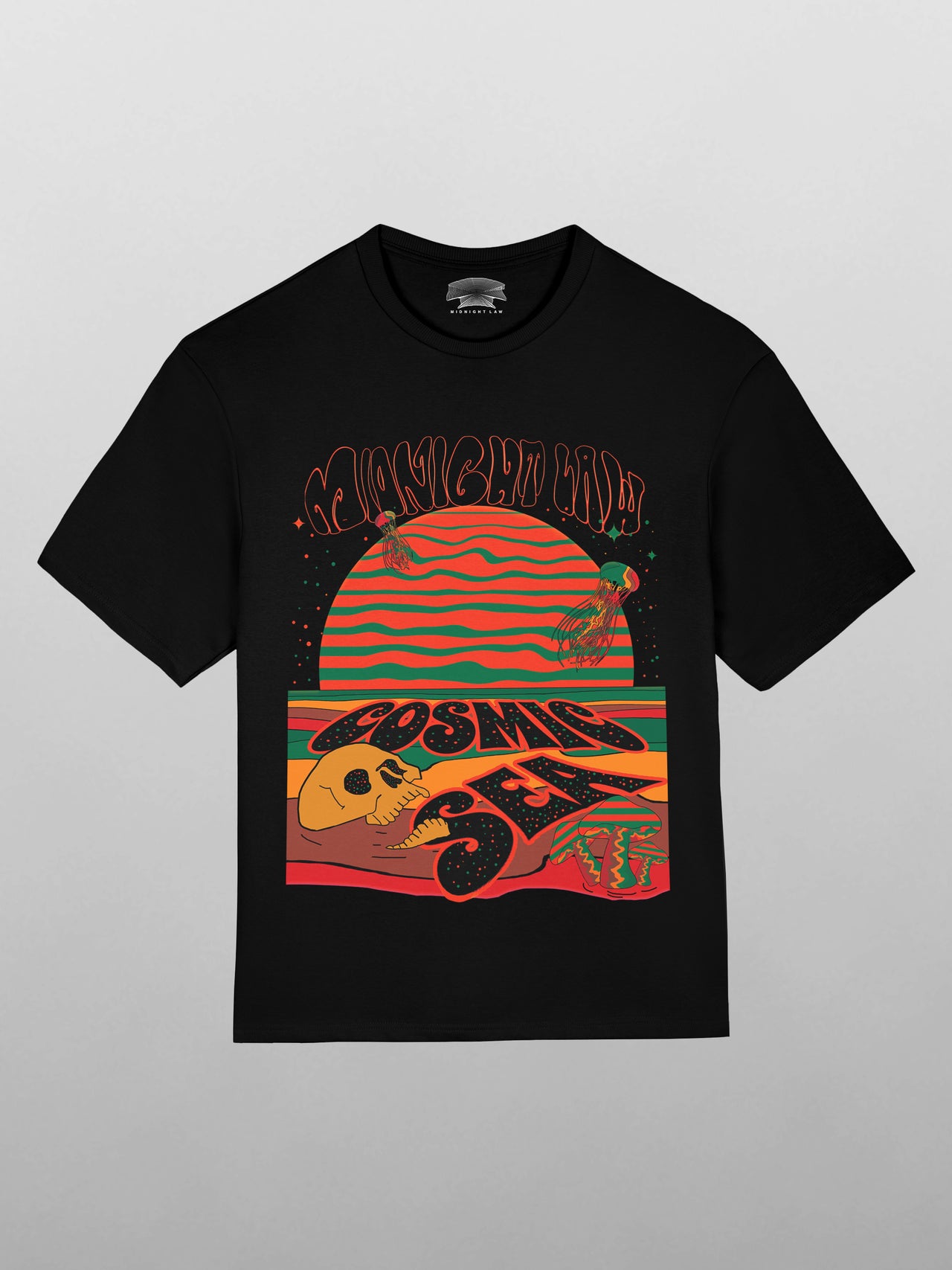 Cosmic Sea Heavyweight Oversized T-Shirt [Unisex]