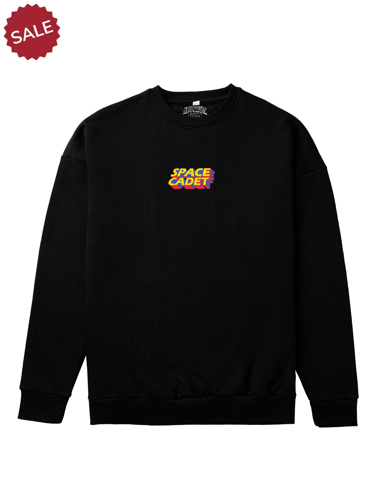 [BLACK / M] Space Cadet Heavyweight Sweatshirt [Unisex] - 400 GSM