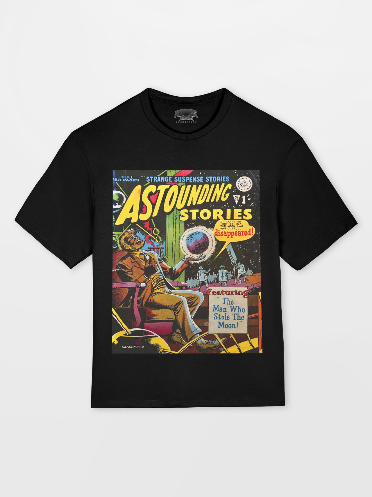 Astounding Stories Heavyweight Oversized T-Shirt [Unisex]