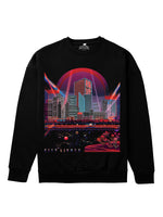 City Lights Heavyweight Sweatshirt [Unisex] - 400 GSM-City 1989 Collection featuring t-shirts, oversized t-shirts, hoodies, and sweatshirts with urban-inspired designs, blending retro city style and modern comfort