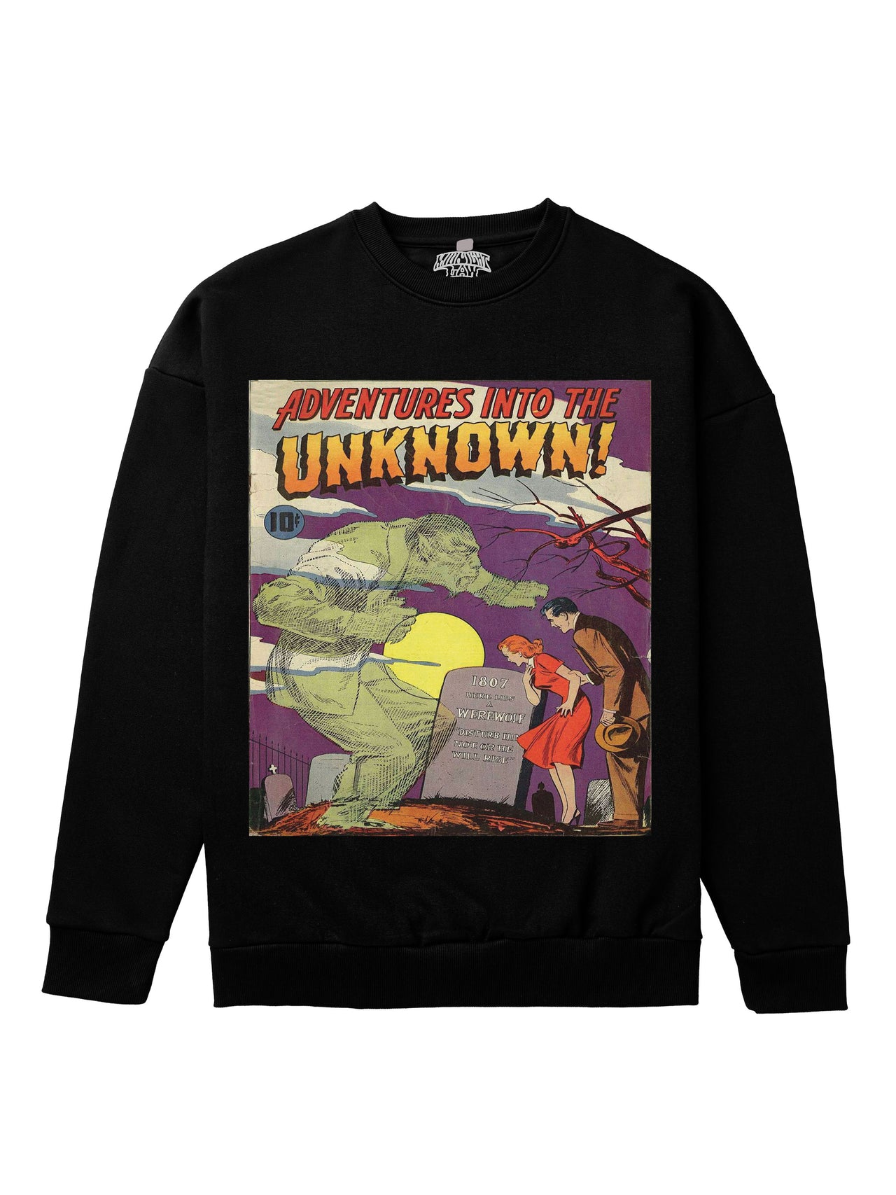 Unknown Heavyweight Sweatshirt [Unisex] - 400 GSM-Comic 50s Collection featuring t-shirts, oversized t-shirts, hoodies, and sweatshirts with vibrant, retro comic-inspired designs, combining bold style and comfort