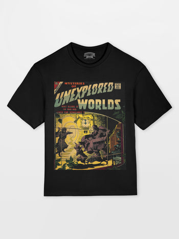 [Black / L] Unexplored Worlds Oversized T-Shirt