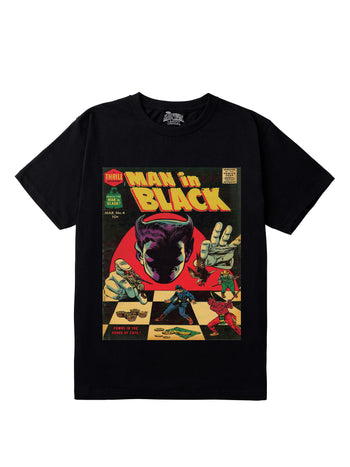 [Black / M] Man in Black Regular Fit T-Shirt