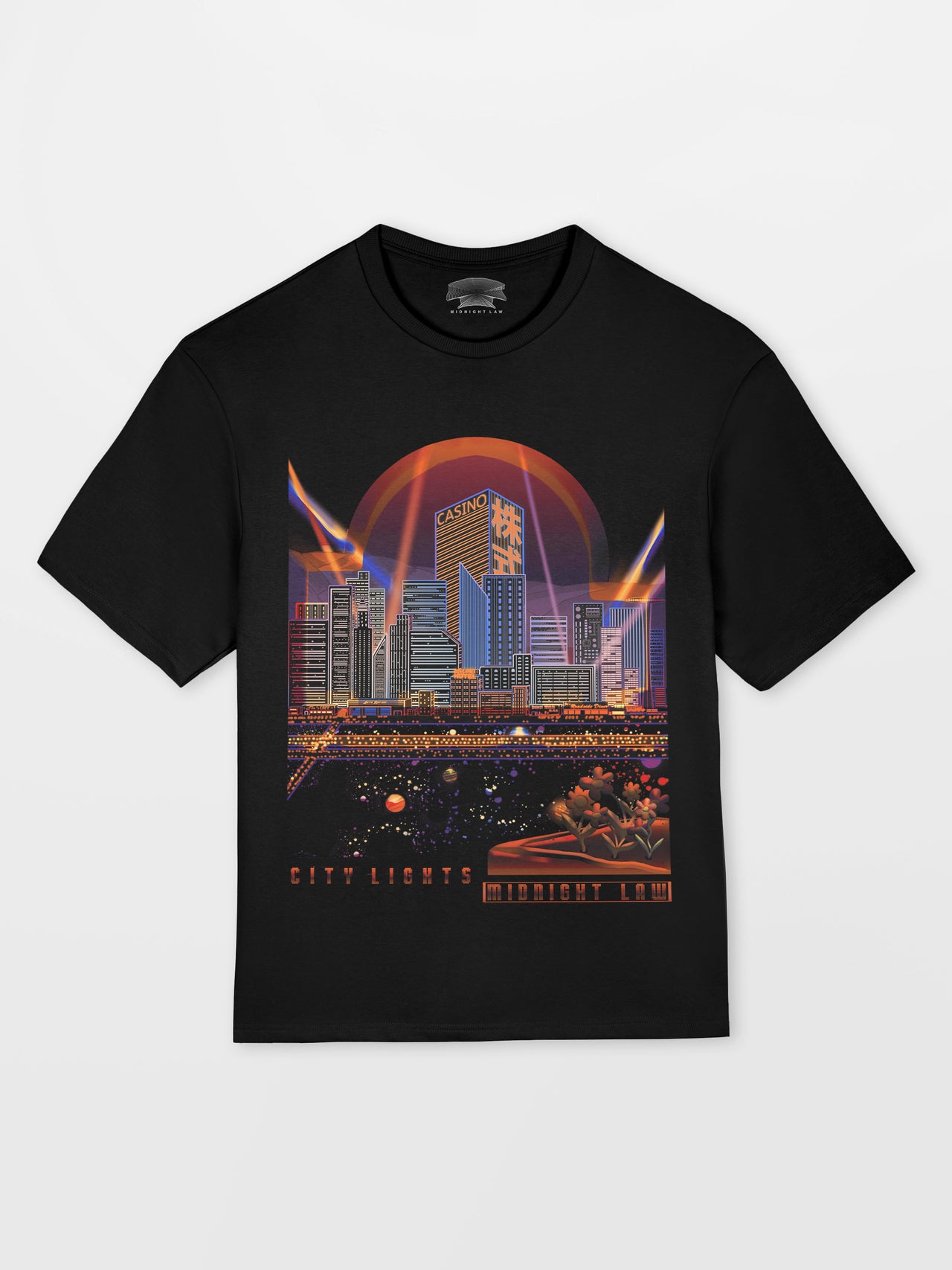 City Lights Heavyweight Oversized T-Shirt [Unisex]