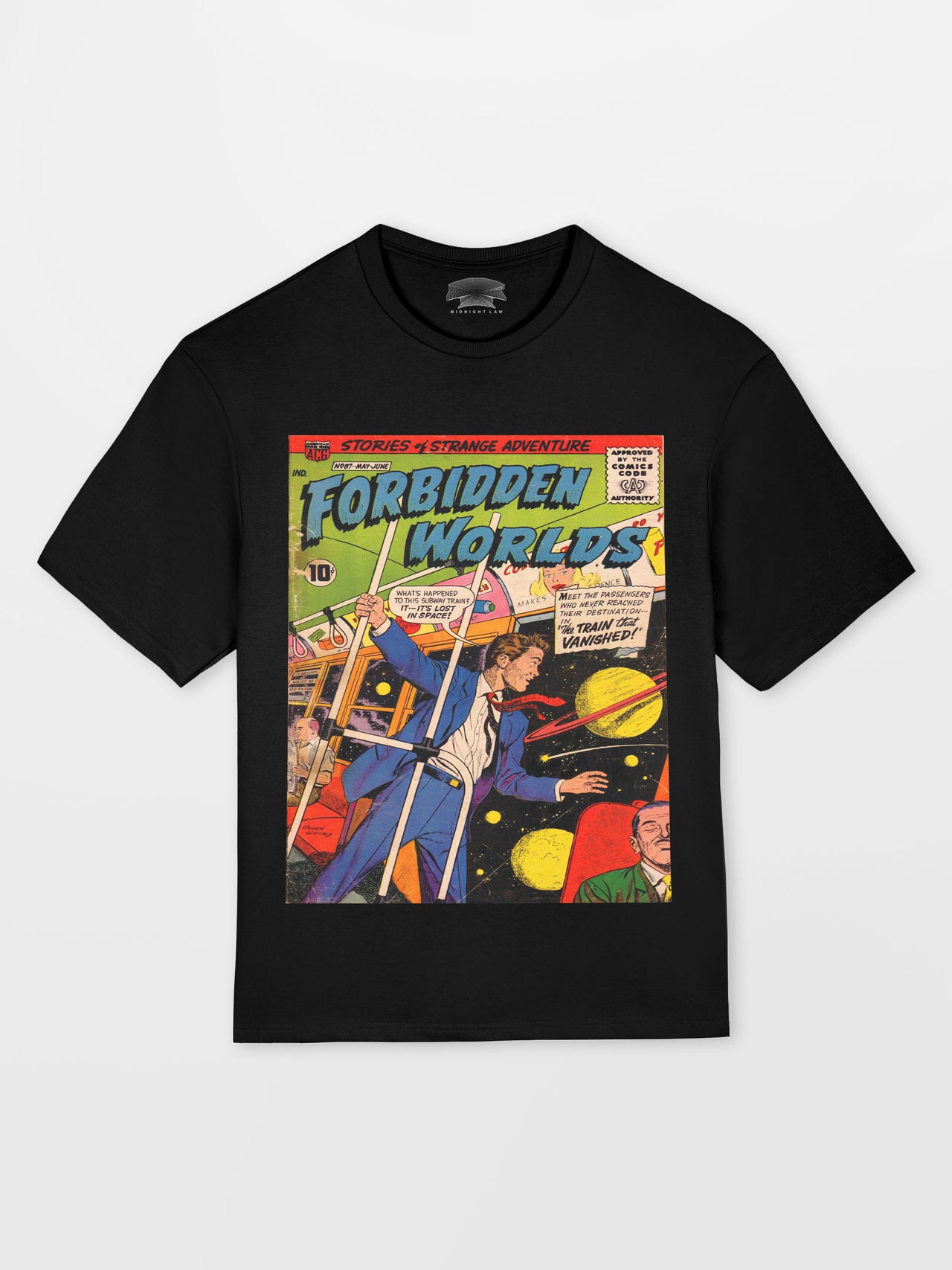 FW Space Train Heavyweight Oversized T-Shirt [Unisex]