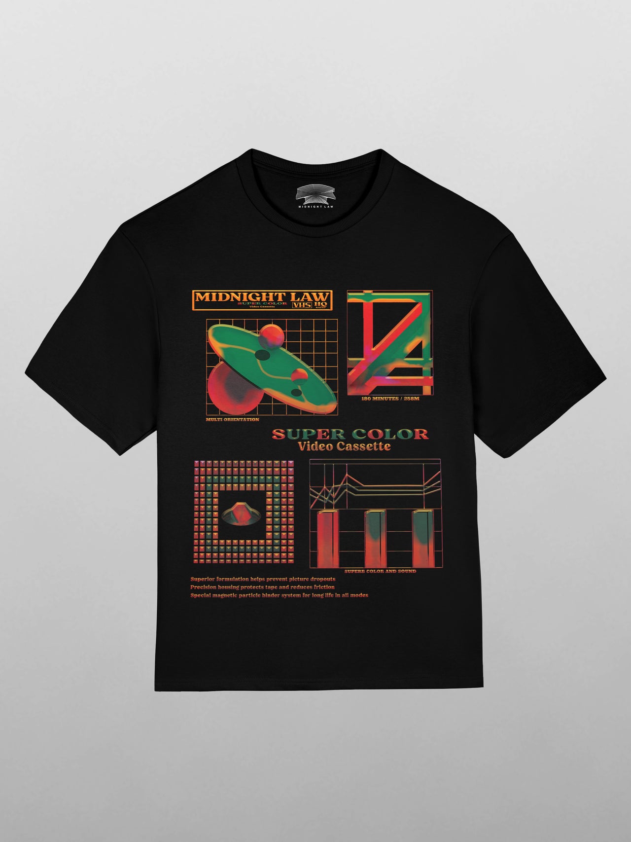 80s VHS Heavyweight Oversized T-Shirt [Unisex]