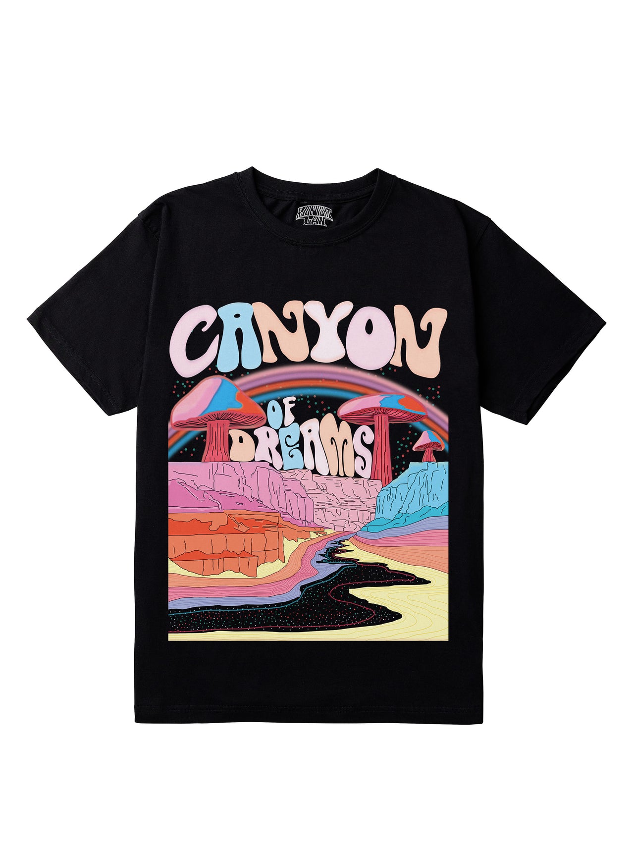 Canyon of Dreams Regular Fit T-Shirt [Unisex]-Far Out 60s Collection featuring t-shirts, oversized t-shirts, hoodies, and sweatshirts with retro designs, capturing the bold and vibrant spirit of the 1960s