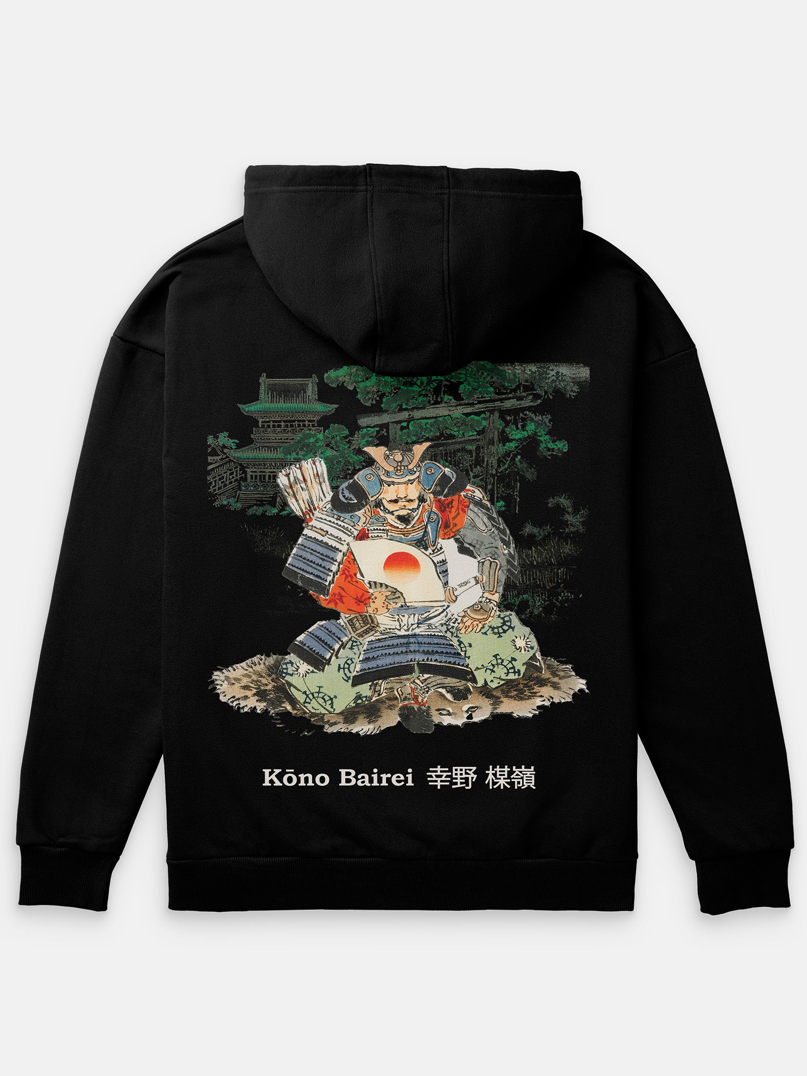 Kono Bairei Heavyweight Hoodie [Unisex] - 400 GSM-Vintage Art Collection featuring t-shirts, oversized t-shirts, hoodies, and sweatshirts with timeless designs, combining classic style and modern comfort