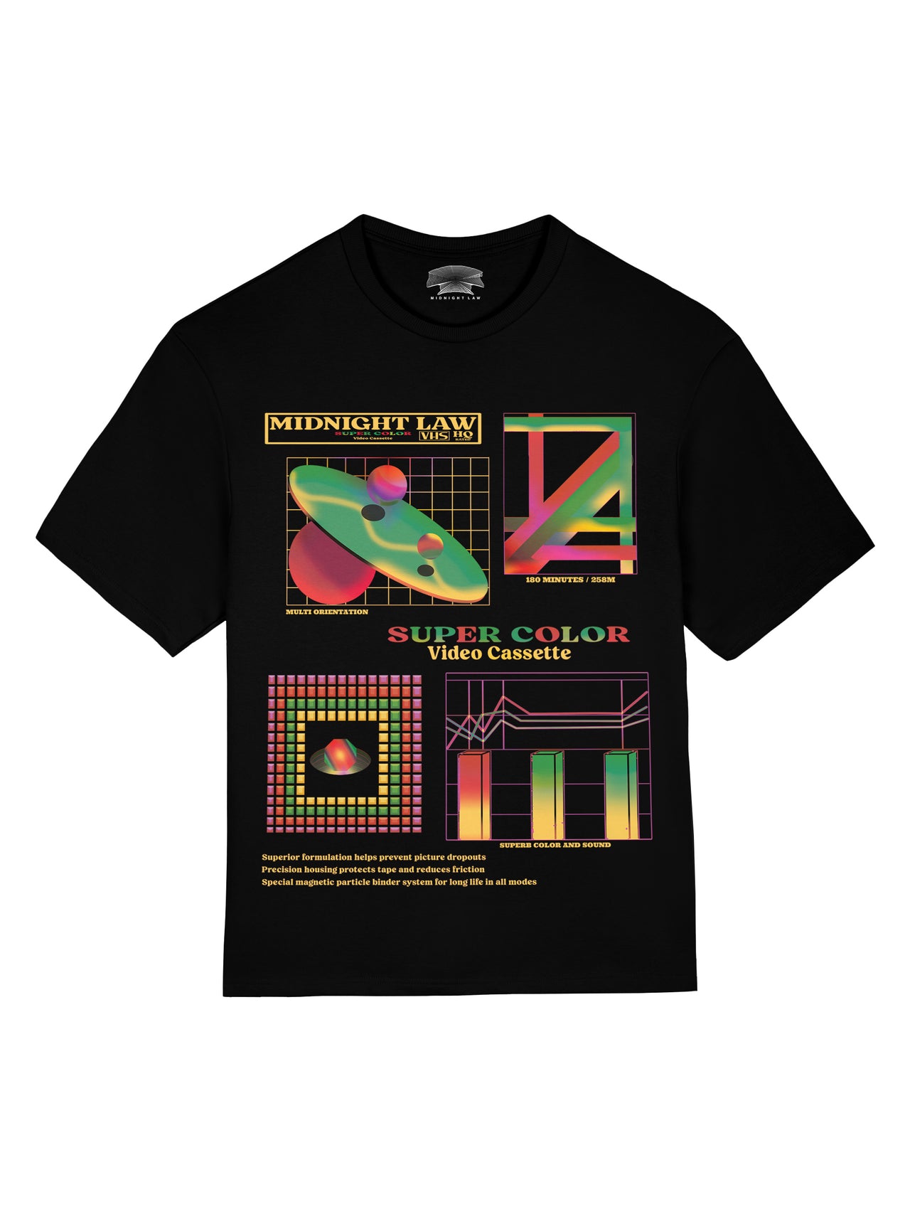 80s VHS Heavyweight Oversized T-Shirt [Unisex] - 280 GSM