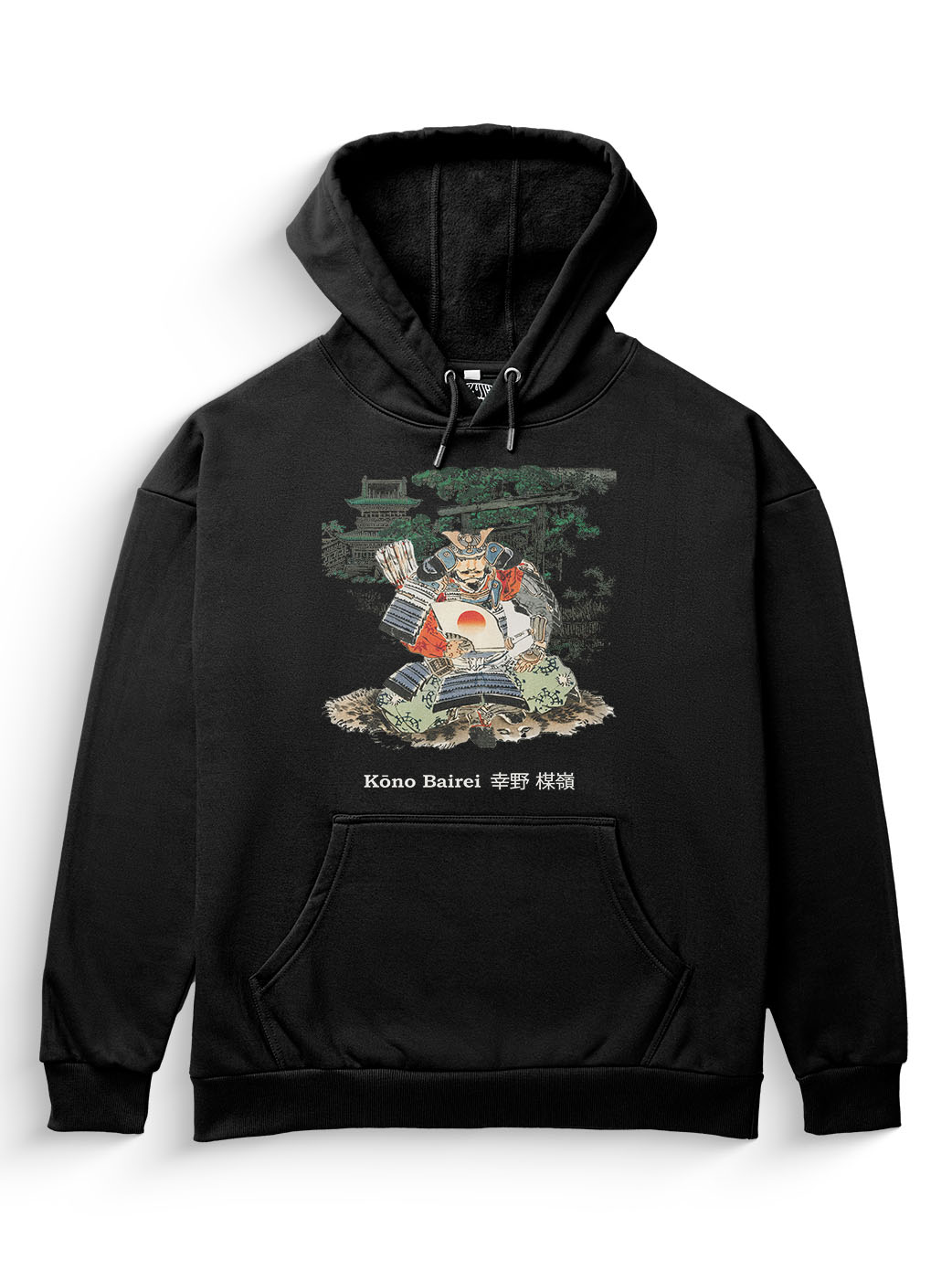 [Black/ S] Warrior Heavyweight Hoodie [Unisex] - 400 GSM