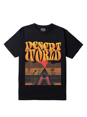 [Black / M] Desert World Regular Fit T-Shirt