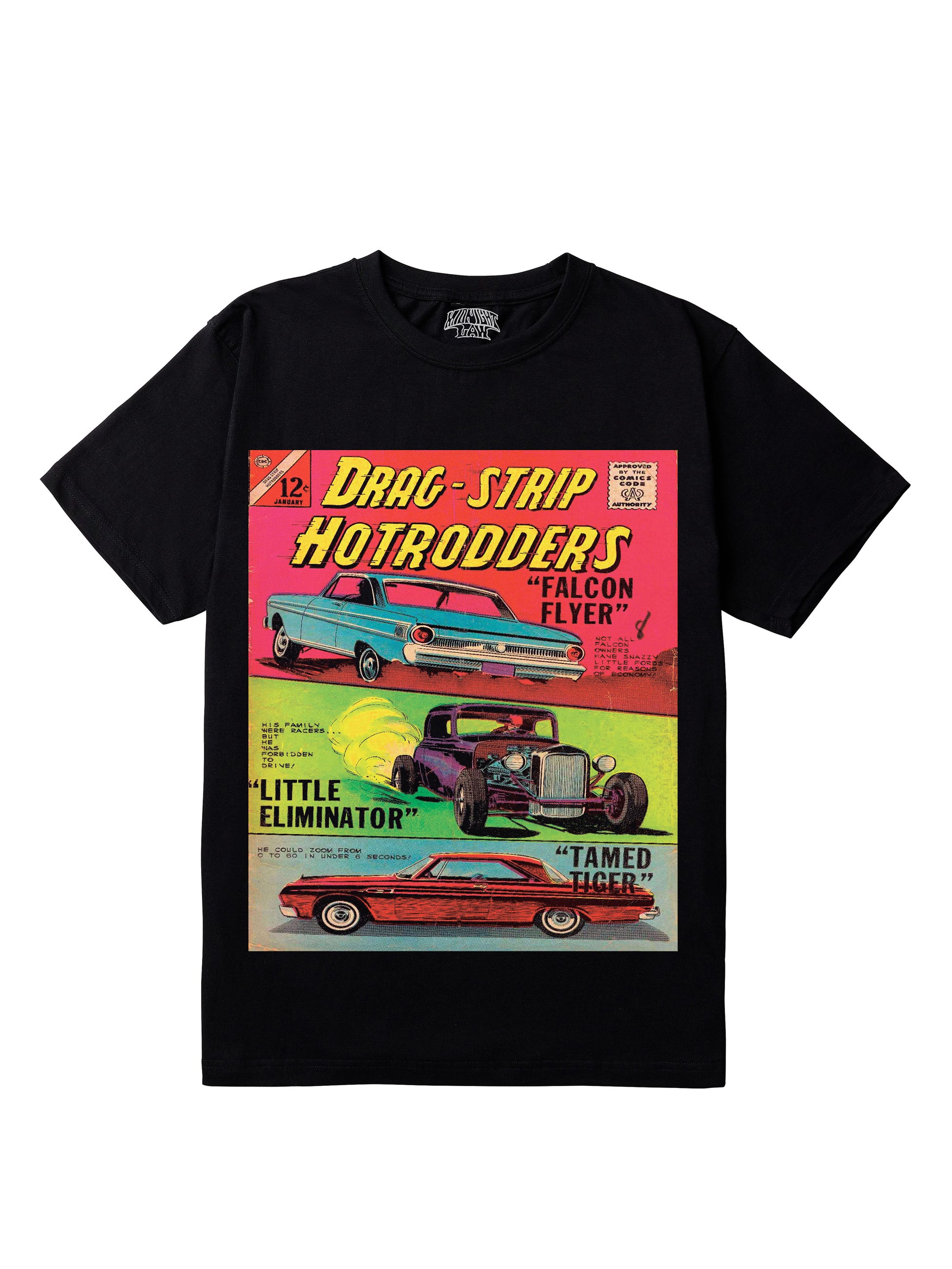 Hot Rodders Regular Fit T-Shirt [Unisex]-Comic 50s Collection featuring t-shirts, oversized t-shirts, hoodies, and sweatshirts with vibrant, retro comic-inspired designs, combining bold style and comfort