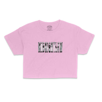 Chrome Effect Crop Top