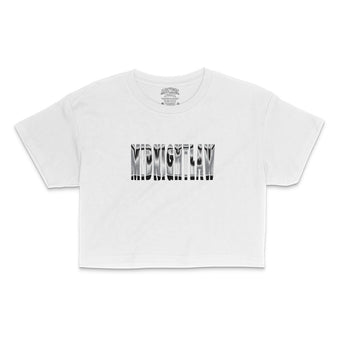 Chrome Effect Crop Top