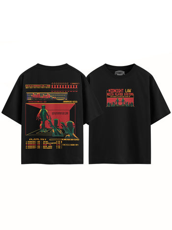 Media Player Oversized T-Shirt [Unisex]