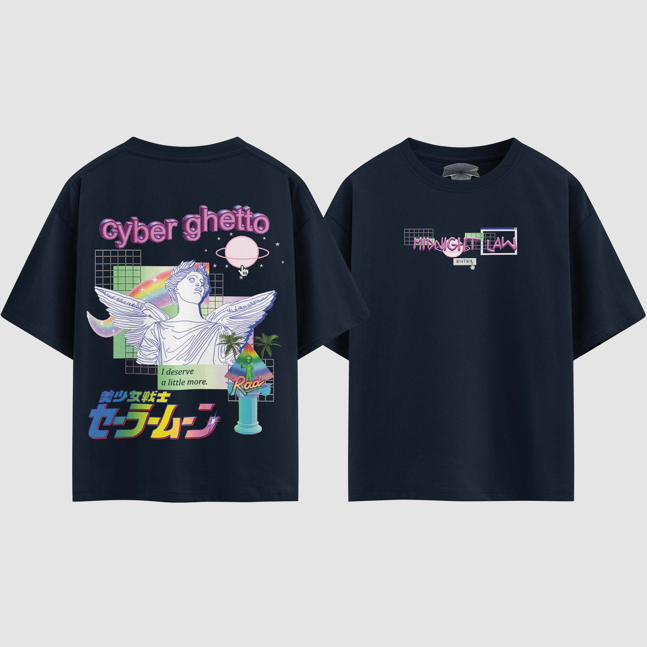 Cyber Ghetto Heavyweight Oversized T-Shirt [Unisex]