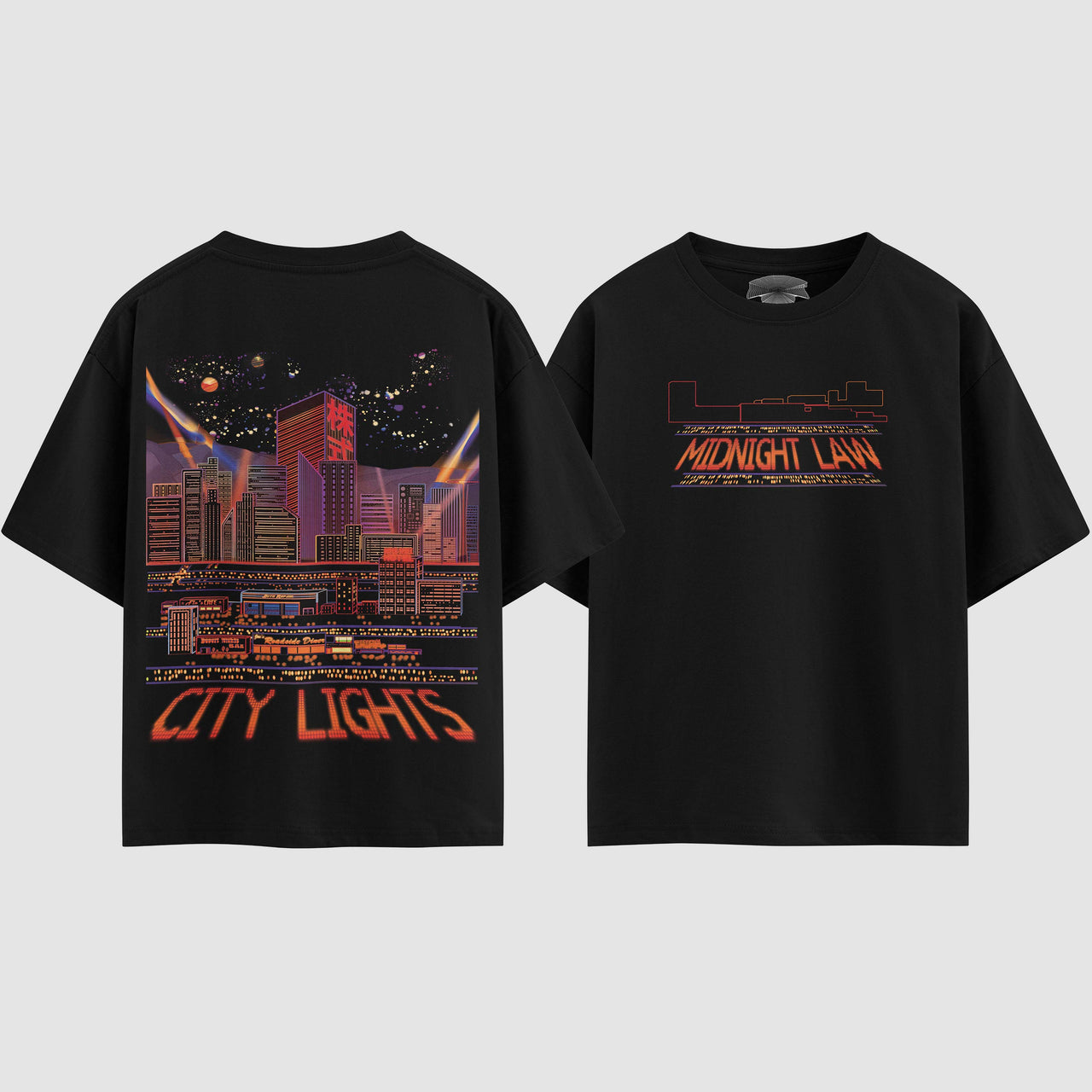 City Lights Heavyweight Oversized T-Shirt [Unisex]