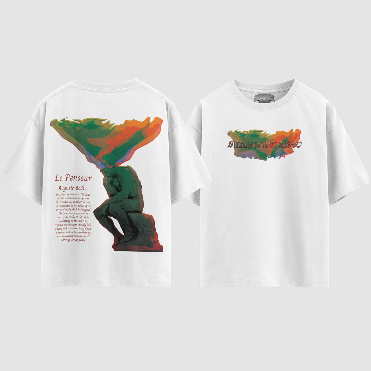 The Thinker Heavyweight Oversized T-Shirt [Unisex]