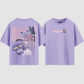 Vapor Oversized T-Shirt [Lavender/Small]