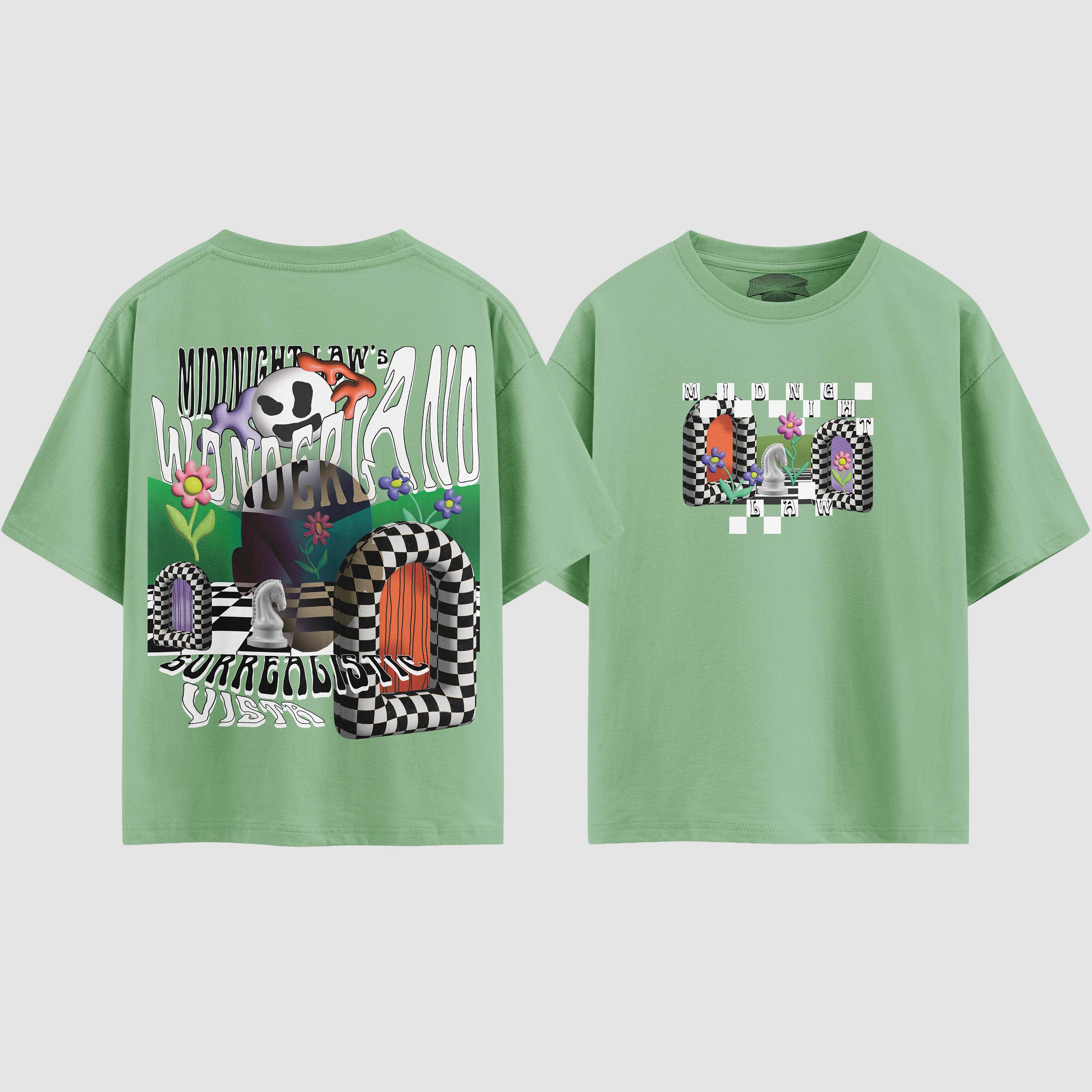 Wonderland Heavyweight Oversized T-Shirt [Unisex] - 280 GSM