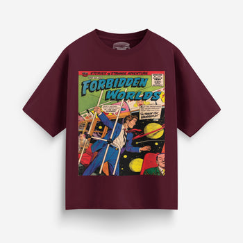 Forbidden Worlds Oversized T-Shirt [Unisex]