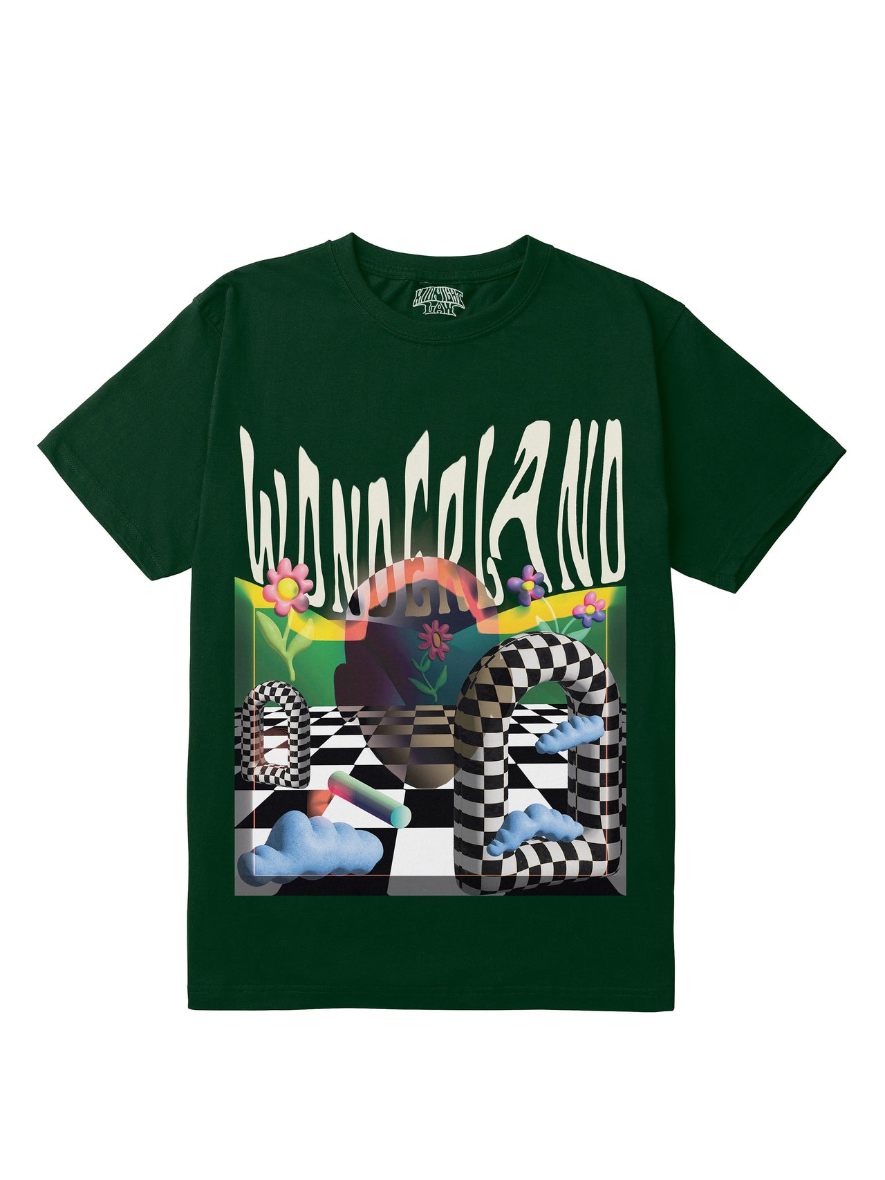 Wonderland Regular Fit T-Shirt [Unisex]-Far Out 60s Collection featuring t-shirts, oversized t-shirts, hoodies, and sweatshirts with retro designs, capturing the bold and vibrant spirit of the 1960s